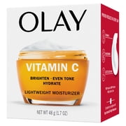 Olay Vitamin C Brightening Light Weight Moisturizer, Hydrates & Evens Tone, 1.7 oz