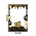 thumbnail image 6 of Black Gold Glitter Adult Birthday Photo Booth Props 18th 40th 50th 60th 70th Birthday Party Photobooth Props Anniversary Gift (70th), 6 of 7