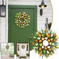 thumbnail image 2 of Tulipanes Artificiales, Guirnalda De Flores Para Puerta, Adornos Colgantes De Pared Para Puerta Delantera, Regalo Para El Día De La Madre matsuzay HA043186-01, 2 of 6