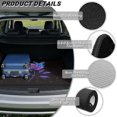 thumbnail image 6 of Yuyamidu Purple Galaxy Rose Butterfly Bow Car Trunk Mat 29" x 39" Anti-Scratch Cargo Liner Full Protection Car Accessories Universal Fit for Most Vehicle SUV, 6 of 7