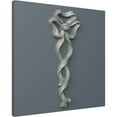 thumbnail image 5 of Ekena Millwork 4 3/4"W x 12 3/8"H x 7/8"P Versailles Medium Ribbon with Bow Drop Onlay, 5 of 6