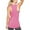 Pink, variant on Fancifize Workout Tank Top for Women - Soft and Stretchy Seamless Exercise Sports Shirts Cross Back Yoga Top for Pilates Gym