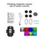 thumbnail image 1 of Juego de luces LED para bicicleta recargables por USB, faro delantero y trasero para bicicleta de montaña o carretera, accesorios para ciclismo, 7 colores, 1 of 5