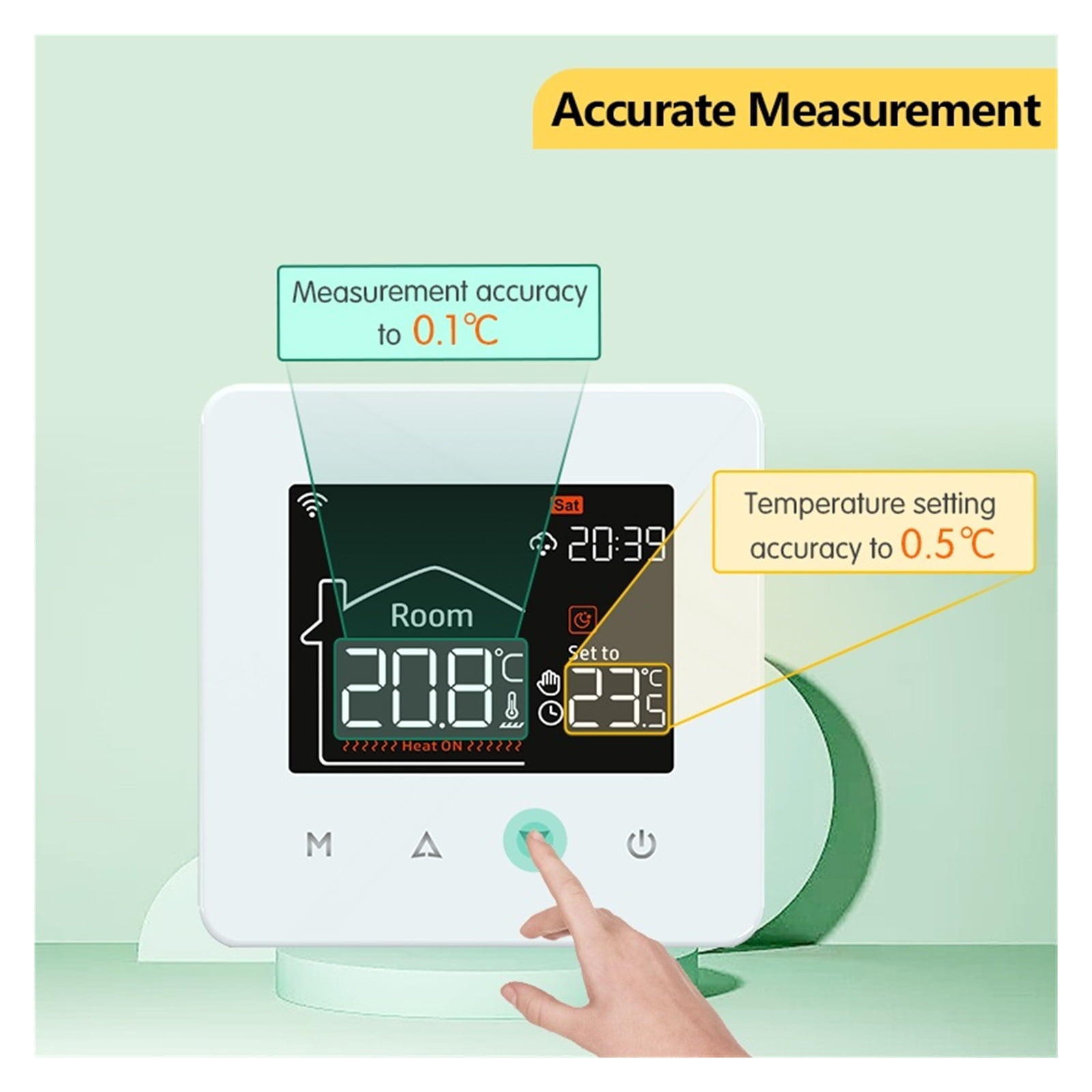 Smart Home Thermostat Water Electric Warm Heating Gas Boiler WiFi Temperature Remote Controller