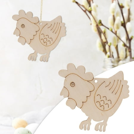 

Tarmeek Easter Decorations Easter Sunday 20PCS Easter Day Party Home Decoration Pendant DIY Carved Wooden Pendant Easter Inflatables Outdoor Decorations