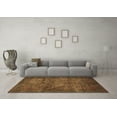 thumbnail image 3 of Ahgly Company Indoor Rectangle Abstract Brown Modern Area Rugs, 6' x 9', 3 of 4