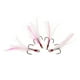 thumbnail image 2 of Gancho Agudo de Pesca Cola anzuelos de pesca 5 Piezas con Accesorios de Plumas Artificiales 6 #, 2 of 7