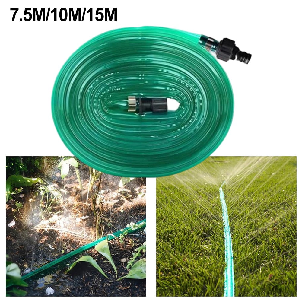 Pvc Flat Sprinkler Soaker Hose for Garden Flowers Beds Vegetable Shrub Tree Yard
