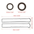 thumbnail image 2 of Car Engine Valve Cover Gaskets Set Left Right 1121446011 1121346031 for lexus SC300 1998-2000, 2 of 5