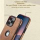 thumbnail image 4 of Funda de cuero ultrafina para iPhone, carcasa trasera suave a prueba de golpes para teléfono móvil iPhone 14, 13, 12, 11 Pro Max, XS, XR, X, SE, 7, 8 Plus, 4 of 4