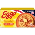 thumbnail image 3 of Eggo Homestyle Waffles, Breakfast Food, 12.3 oz, 10 Count (Frozen), Regular, 3 of 12