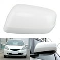 thumbnail image 2 of Furulu Rear View Mirror Cover Primer Left Shell Housing Trim Fits For 2009-2013 Honda Fit Jazz, 2 of 5