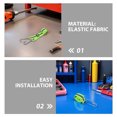 thumbnail image 3 of PAMINGONO Green Elastic Car Cover Rope with Reflective Tape and Hooks for Secure Windproof Fit, 3 of 7