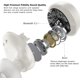 thumbnail image 4 of Auriculares Bluetooth con mini estuche de carga Control táctil IPX4 Auriculares impermeables Auriculares inalámbricos Bluetooth con cancelación de ruido en la oreja Auriculares compatibles con iOS/And, 4 of 4
