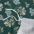 thumbnail image 6 of PinkMemory Green Floral Duvet Cover Twin Cotton Vintage Floral Bedding Set with Pillowcases Zipper Closure Durable-No Comforter Filler, 6 of 6