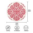 thumbnail image 4 of IAUYY Set of 1 Round Placemats for Dining Tables Heat-Resistant and Wear-Resistant DIY Printing Design Table Placemats，Applicable for Christmas A Presswork, 4 of 7