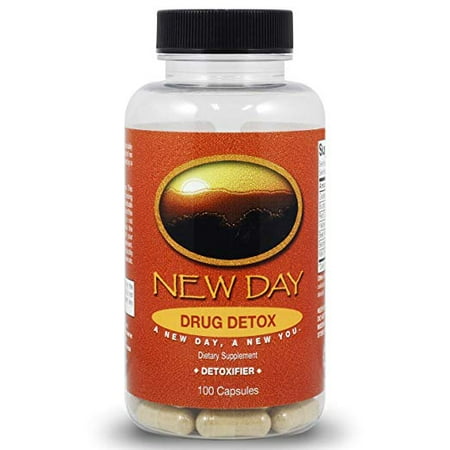 All Natural Drug Detox Cleanse Supplement, 100 Capsules | Blood Purification, Flush Toxins and Improve Energy | Great To Use After A Weekend of Overindulging | Made in the (Best Over The Counter Drug Detox)