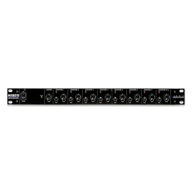 Mezclador ART MX821S Micrófono/línea de ocho canales con salidas estéreo