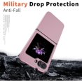 thumbnail image 2 of for Samsung Galaxy Z Flip 6 Case, Hinge Protector and Shockproof TPU and Microfiber for Samsung Galaxy Z Flip 6 (Pink), 2 of 12