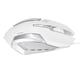 thumbnail image 5 of Ratón con cable y puerto USB para juegos, oficina, negocios, luminoso, óptico, accesorios para computadora, blanco, 5 of 14