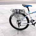 thumbnail image 5 of Cesta desmontable para bicicleta, bolsa delantera, cesta colgante trasera, plegable para bicicleta Blanco Zulema Cesta de bicicleta Delantera Trasera, 5 of 5