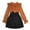 Brown, variant on Fgnfyis Girls Outfit Sets Long Ruffled Sleeve Nylon Lace Patchwork Tops Solid Skirt 2PCS Outfits Skin-friendly and Comfortable Brown 11-12 Years
