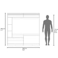 thumbnail image 3 of 71.1" High Entertainment Furniture / Easy - to - assemble for Home Use, 3 of 4
