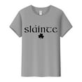 thumbnail image 4 of MSJUHEG St Patricks Day Shirt Women Plus-size Summer Tops St Patricks Day Shirt Casual Graphic T Shirts Short Sleeve T Shirts Womens Tops Grey Xxl, 4 of 4