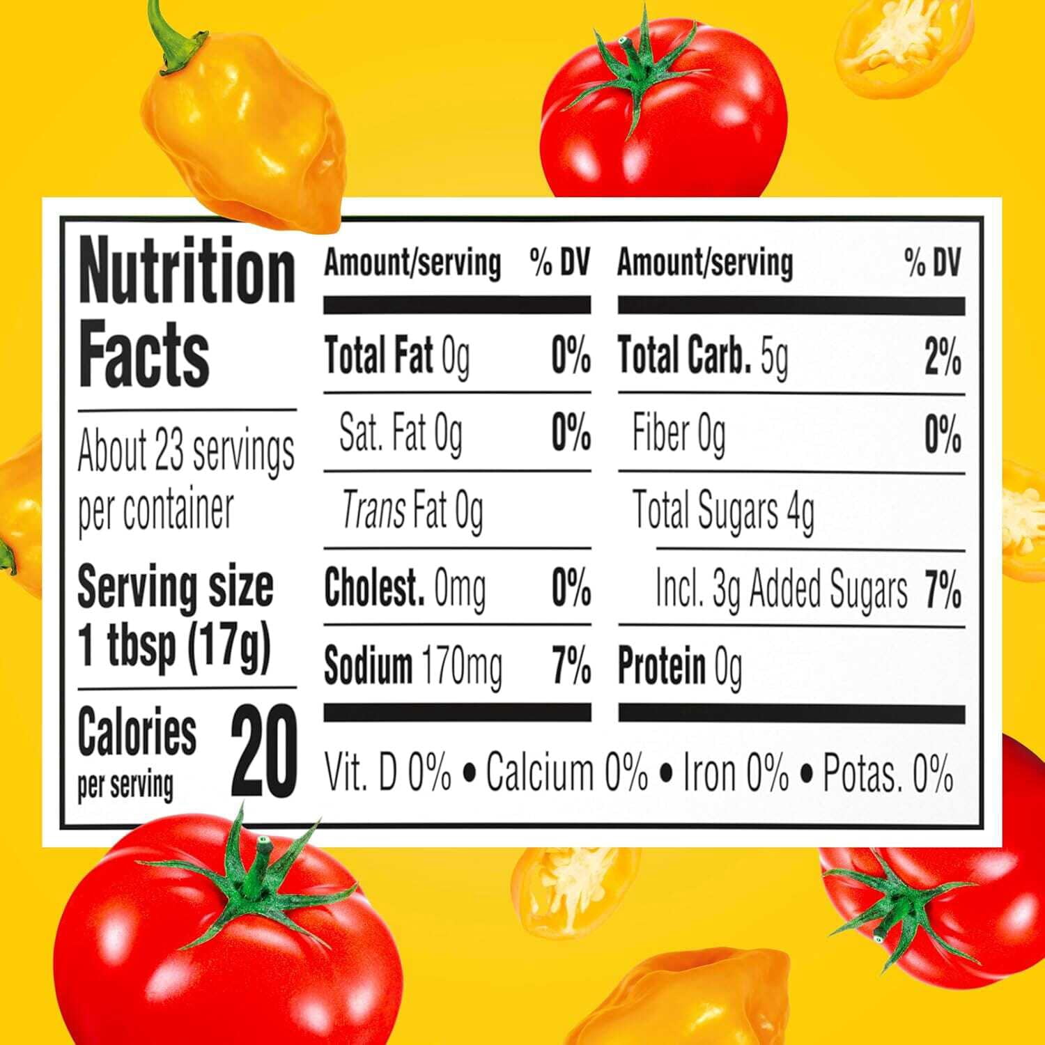 (6 pack) Heinz Tomato Ketchup Blended With Habanero Inverted Squeeze Bottle, 1 Bottle, for Easy Sharing and Easy Serving, Extra Hot, 14 oz