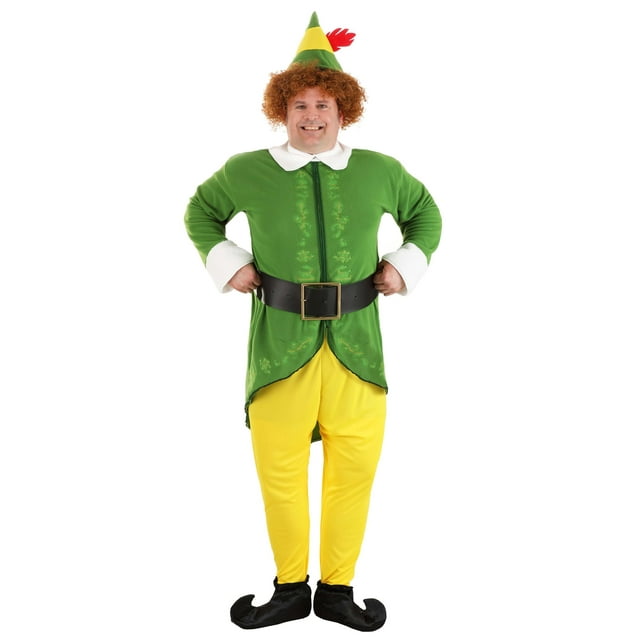 Men's Plus Size Buddy the Elf Costume