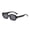 Black, variant on Siminsem Square Frame Sunglasses Unisex, Fun Candy Color Sun Glasses for Men Women, UV Protection Lightweight Shades for Beach Travel, White, One Size