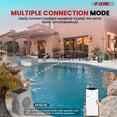 thumbnail image 6 of 5 Core Rock Speaker Outdoor Waterproof Bluetooth Garden Speakers Solar & USB Charging RGB Colors for Patio Pool & Home, 6 of 14