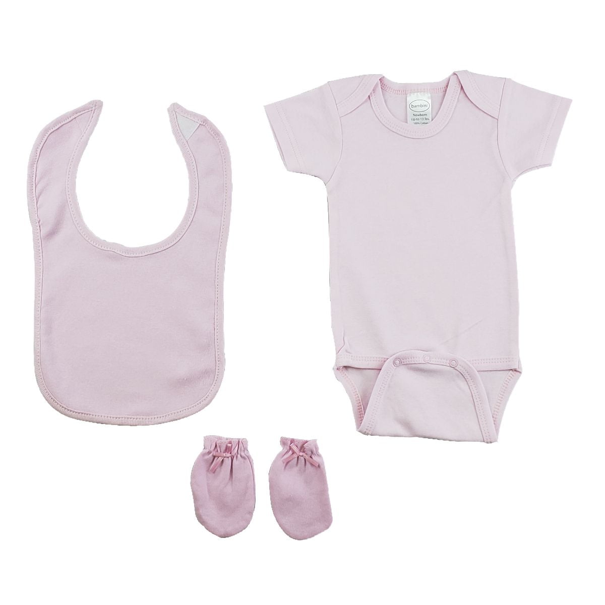 Pink 3 Piece Baby Clothes Set