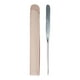 thumbnail image 4 of Espátula de maquillaje,Barra de paleta de mezcla polaca,herramientas de maquillaje,belleza,Espátula mezcladora de maquillaje de acero inoxidable para sombra de ojos,Espátula para 2 piezas, 4 of 8