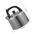thumbnail image 2 of Whistling Tea Kettle Stainless Steel for Stove Top Quick Heating Silver, 2 of 4