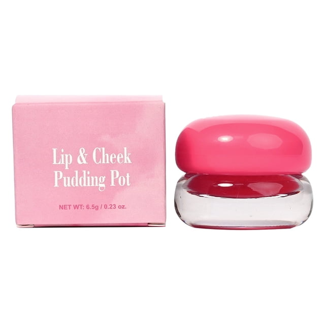 Makeup April Deals|Bradem Lip and Cheek Blurry Pot Four Color Lip Clay for Blush Pudding Lip Mud Blush Lipstick and Even Blurring Pot Lip 8 Colors Pot, Blush*1