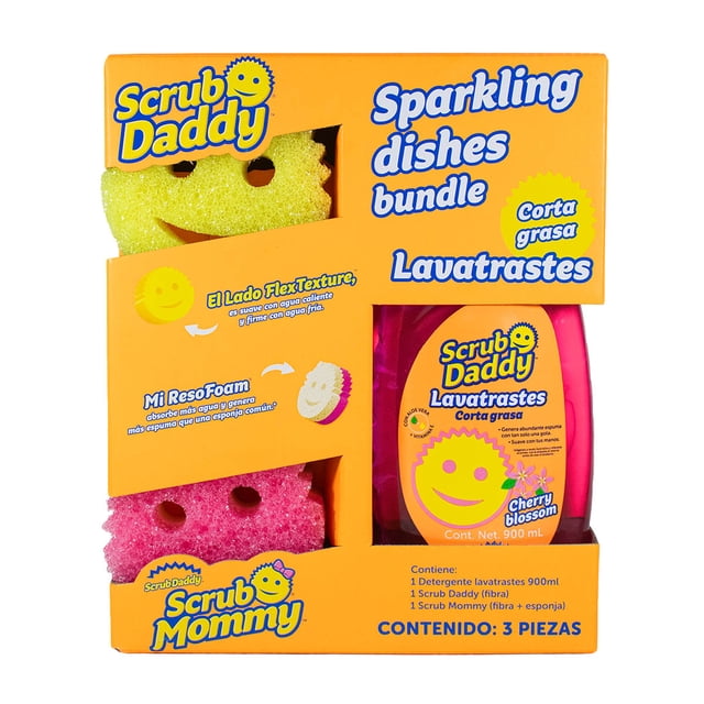 Lavatrastes Scrub Daddy 900ml + Scrub Daddy + Scrub Mommy