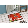 thumbnail image 4 of Carolines Treasures 6140MAT Chaises Rouges Vue sur Patio Tapis Intérieur Ou Extérieur - 18 x 27 Po., 4 of 4