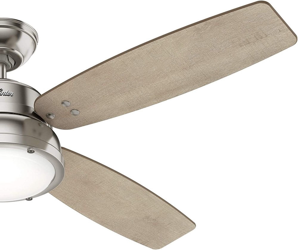 Hunter Fans - Aker 52 Inch Ceiling Fan with LED Light Kit and Pull Chain-Fresh
