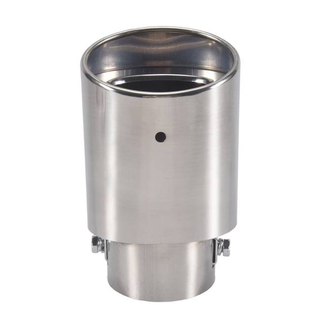 Punta de Escape Coche Acero Inoxidable, 2,1 una 1,5 Pulgadas, Tubo Universal para Coche, ModificacióN Garganta Trasera (Plata)