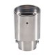 thumbnail image 1 of Punta de Escape Coche Acero Inoxidable, 2,1 una 1,5 Pulgadas, Tubo Universal para Coche, ModificacióN Garganta Trasera (Plata), 1 of 5