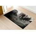 thumbnail image 3 of Gift Rug, Gray Rugs, Personalized Gifts Rugs, Stair Rug, Non Slip Rug, Smoke Rugs, Modern Rug, Farmhouse Rugs, Accent Rug, Black Rug, 2.6'x5' - 80x150 cm, 3 of 5