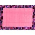 thumbnail image 1 of Ahgly Company Indoor Rectangle Abstract Pink Modern Area Rugs, 8' x 12', 1 of 4