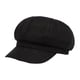 thumbnail image 3 of Sombrero de mujer jinwen 8 paneles elegante transpirable estilo Vintage Negro, 3 of 8