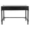 thumbnail image 5 of SAFAVIEH Filbert Solid Retro 2-Drawer Writing Desk, Black, 5 of 14