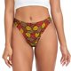 thumbnail image 1 of Fotbe Fall Leaves Tanga Sin Costuras para Mujer con Estampado – Panties Invisibles, Transpirables y Cómodos para Uso Diario-3X-Large, 1 of 6
