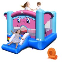 3-in-1 Elephant Theme Inflatable Castle