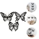 thumbnail image 3 of 3 piezas de mariposas colgantes de hierro para decoración de pared, adorno para colgar en la pared del hogar, 3 of 7