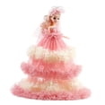 thumbnail image 1 of Injueey Vestido de muñeca para bebé, princesa, niñas pequeñas, hogar, guardería, dormitorio, habitación, juguete, regalos adorables para niños Decoración Melon rojo Injueey HA073524-03, 1 of 6