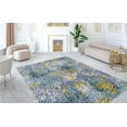 thumbnail image 2 of Animal Inspirations Perttu Collection Area Rug in BlueIvory Color and Rectangle, Runner Shape, 2 of 7